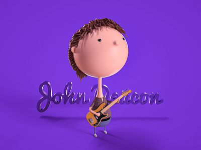 John Deacon | Cartoon character design