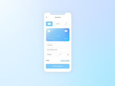 Daily UI #002 - Credit Card Checkout 002 app checkout credit card daily ui daily ui challenge design mobile payment ui ux