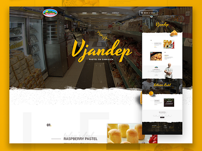 Vjandep Landing Page design graphic design ui ux ux ui design web deisgn web development