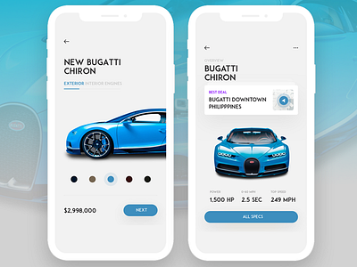 Bugatti Concept App