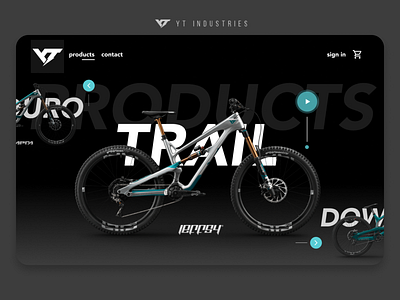 YT Products Ui concept