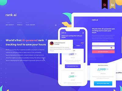 UI UX DESIGN - RANK.ai