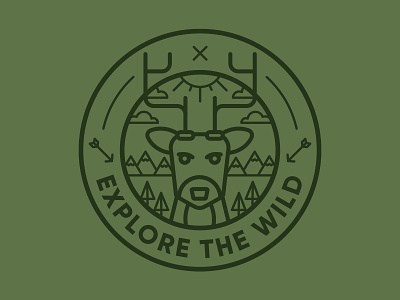 Explore The Wild Badge