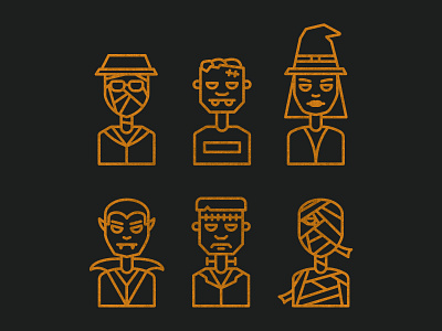 Halloween Characters - Halloween 008 character design halloween icons illustration logo vector