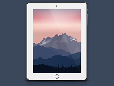 Wallpaper For Tablet background dribble gradient illustration ipad nature tablet ui ux wallpaper