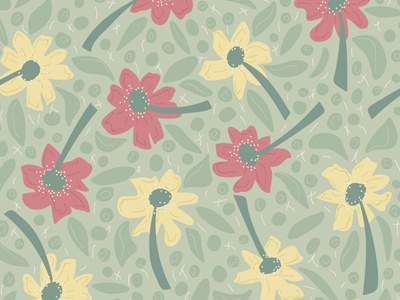 More florals! design floral flowers illustration surface pattern