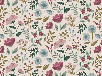 Flowers design floral flowers pattern print