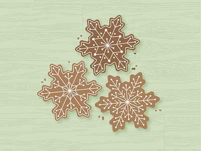 Christmas Cookies christmas cookies graphicdesigner graphics illustration illustrator snowflake