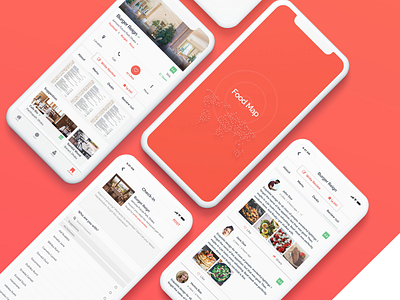 Food Map android android app android app design app food food app ios location menu restaurant restaurant app review ui ux uxdesign