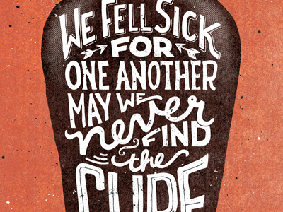 Can't Be Broken | Twin Forks hand lettering illustration typography