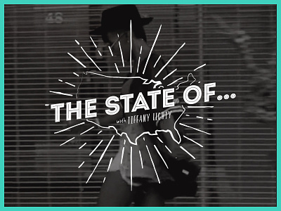 The State Of... hand drawn illustration logo united states