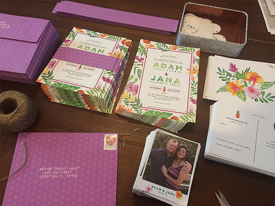 Tropical Wedding Invitations