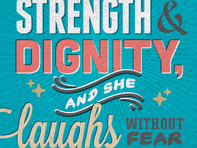 Proverbs 31:25 bible verse proverbs typography