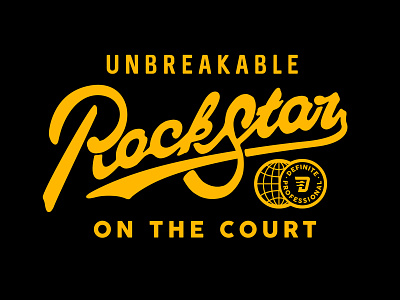rockstar branding court definition design font handdraw logo mascot old type rockstar type vector