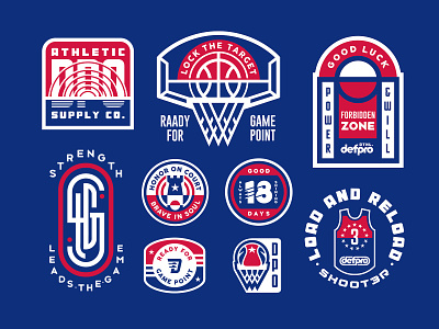 ALL ABOUT the COURT badgedesign badges basketball court design font logo sport sports sports branding sports logo type vintage