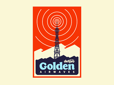 golden airwaves 80s 90s old type retro retrowave type ui vintage