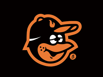 cartoon oriole bird