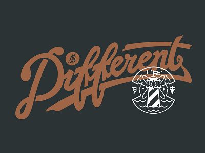 different font mascot old type