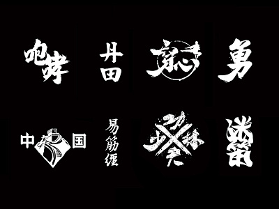 wild Chinese china chinese chinese font hand draw kongfu type