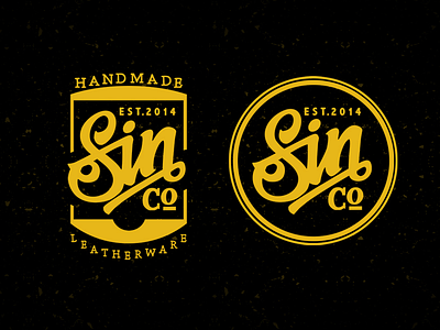 SIN/Leather Lab cute fatline font handdraw logo mascot old cartoon swagger type