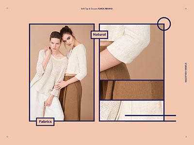 Stories Collective - Dare to care editorial graphic design lines natural organic playful