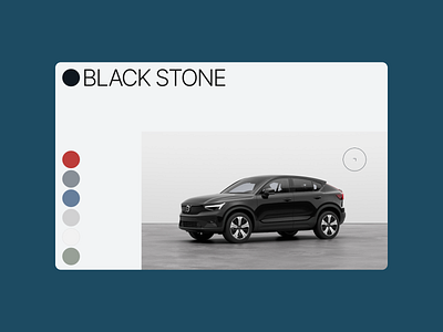 Volvo Ukraine auto grid minimal typography ui web