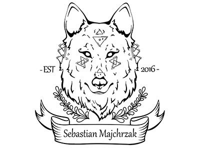 Wolf logo illustration logo wolf