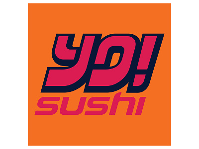 Yo! Sushi brand development brand graphic design logo design yo!