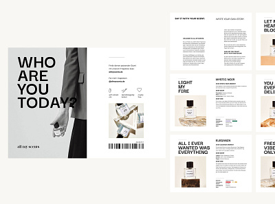 Flyer for new clean fragrance house art direction brand brand design branding design logo minimal packagedesign perfume typography