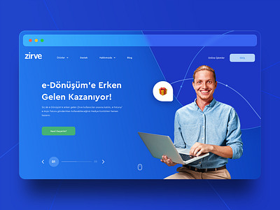 Zirve Yazılım UI/UX & Development animation art direction design gif principle product sketch typography ui ux website