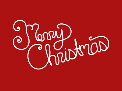 [Site] Merry Christmas animation christmas illustrator lettering pen tool svg