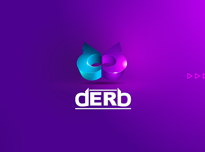 Derb Logo 3d brand identity branding icon identity logo logo design mark typography typography logo ui ux