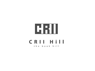 CRII Hill Logo Design branding contemporary icon identity illusion logo mark minimalist minimalistic modern monochrome smart square timeless whitespace