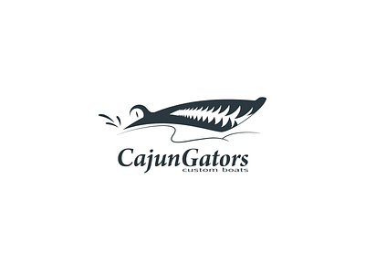Cajun Gator Logo brand identity branding contemporary logo logo design minimalist minimalistic