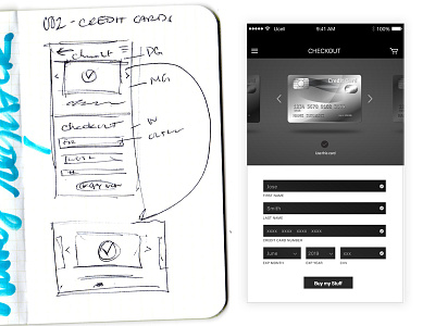 Credit Card #002 dailyui ui