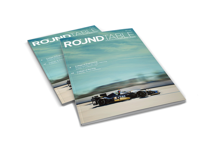Roundtable Magazine editorial grid layout magazine print publication