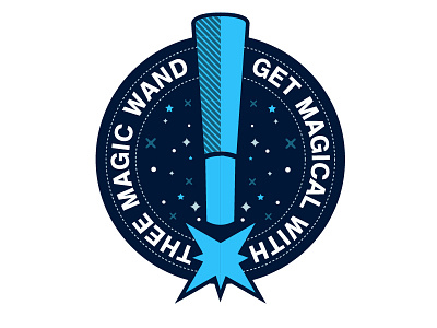 Ps Magic Wand Badge badge logo photoshop