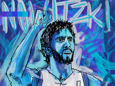 NBA All Star Series: Dirk Nowitzki art basketball nba sports
