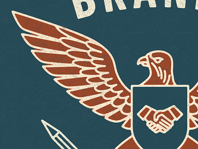 Forging Brands Eagle branding eagle iconography illustration type