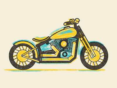 Motorcycle design icon illustration motorcycle