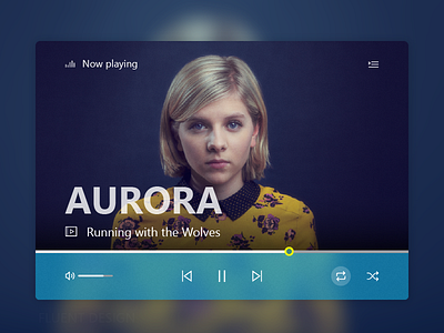 Modern Music Player UI