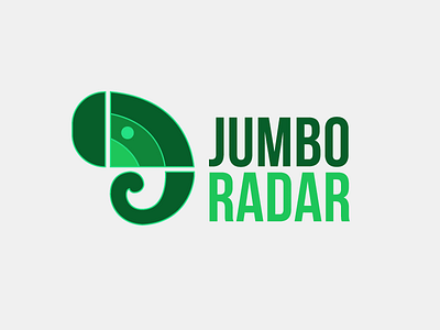 Jumbo Radar Logo best branding clean logo elephant golden ratio green jumbo logo minimal radar