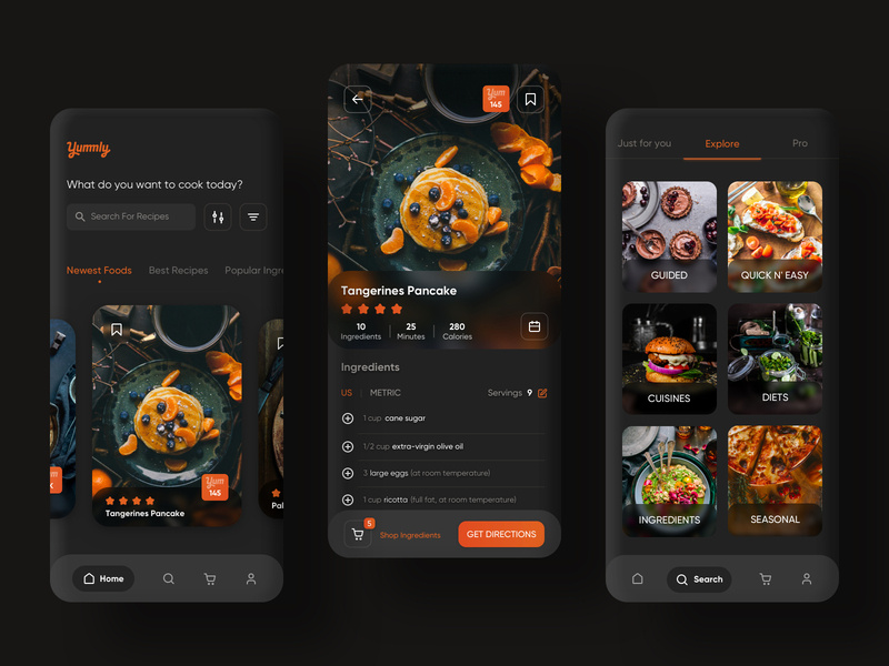 Yummly App Redesign by Behnaz Omidvar on Dribbble
