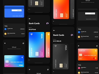 Bank cards 3.0 by Dimest on Dribbble