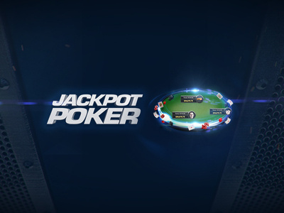 Jackpot Poker Composition animation branding design logo web