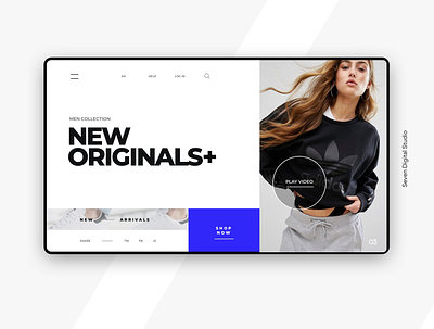 UI New Originals Ecommerce branding design typography ui web