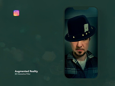 Black Magic Interactive AR Filter 3d ar augmented reality filter instagram interactive social media ui ux xr