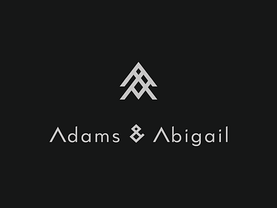 Adams & Abigail - Daily Logo Challenge adams abigail challenge daily dailylogochallenge design logo monogram
