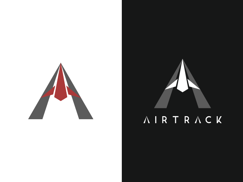 Airtrack - Daily Logo Challenge custom typography logo design challenge logo daily dailylogochallenge airtrack