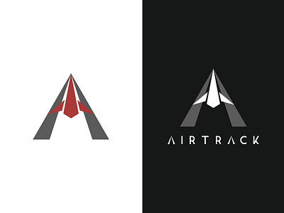 Airtrack - Daily Logo Challenge airtrack challenge custom typography daily dailylogochallenge logo logo design
